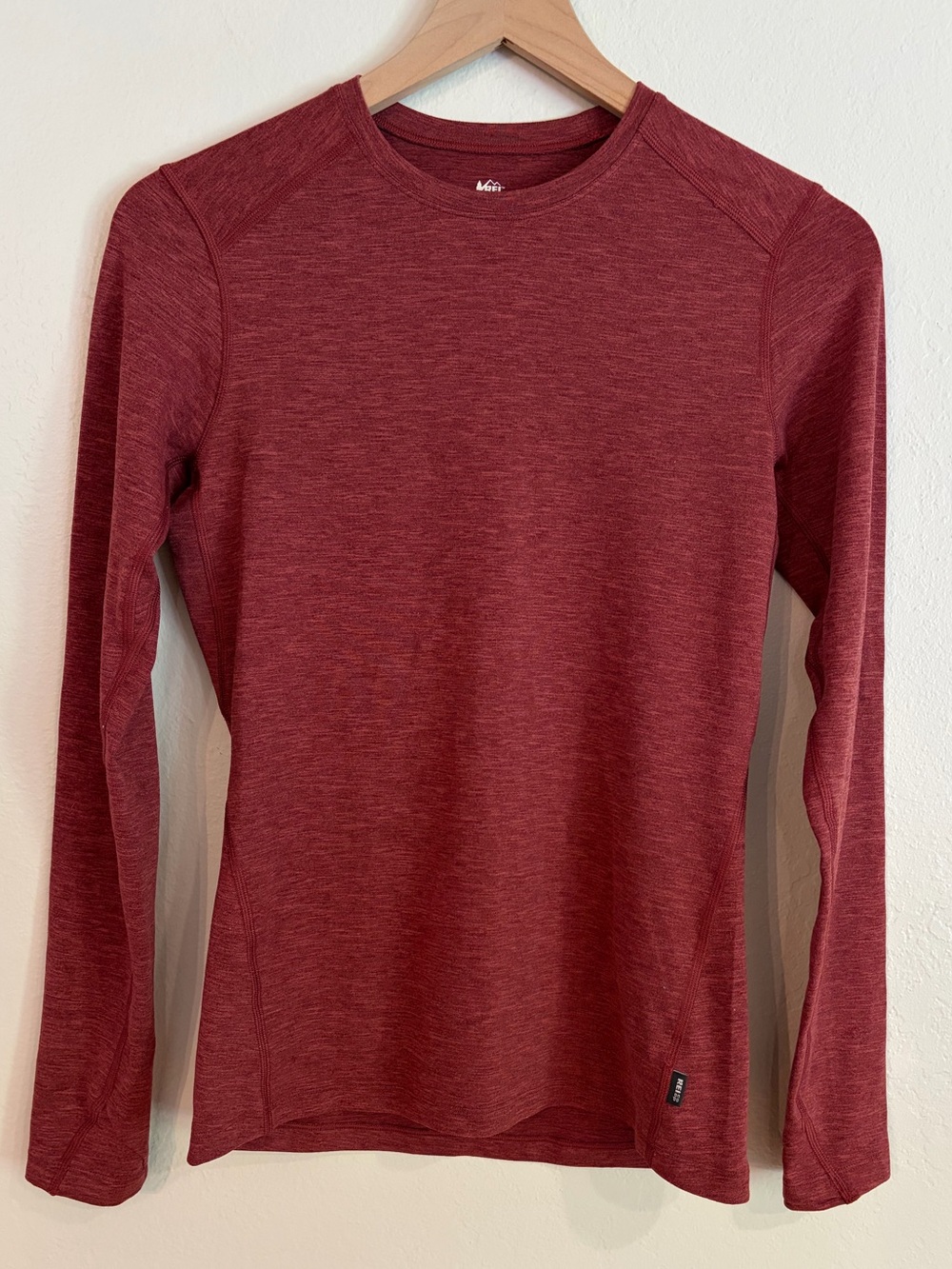 REI Midweight Long Sleeve Base Layer Shaded Sumac Size XS